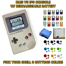 Nintendo Game Boy Original DMG V5 PRO IPS Rechargeable Battery PICK YOUR COLOR!