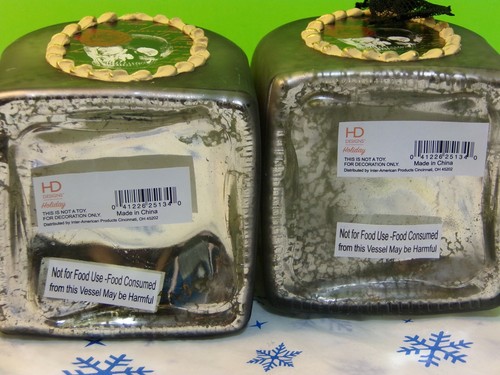2er Set Neu Keramik Totenkopf mit Rosentrank Korken Gefäße Sammlerstück Geschenk - Bild 6 von 6