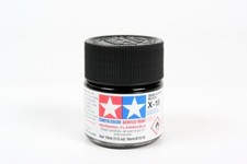 Acrylic Mini X18 Semi Gloss Black Tamiya 10ml TAM81518