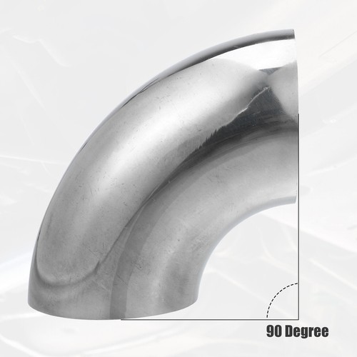 90 Degree Mandrel Bend Stainless Steel Tube Exhaust Pipe Universal Item of 2 - Picture 5 of 7
