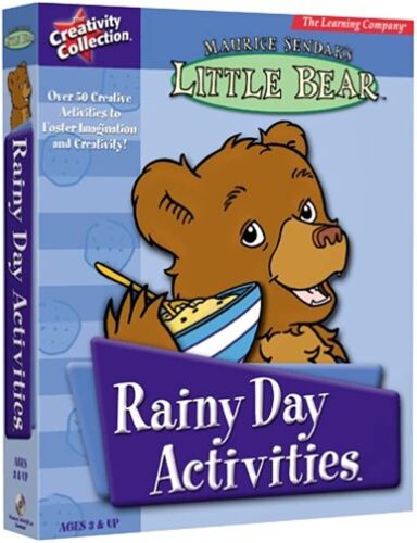 Rainy Day Activities Little Bear (PC CD-ROM, 2001) AGES 3 & UP - Computer Game