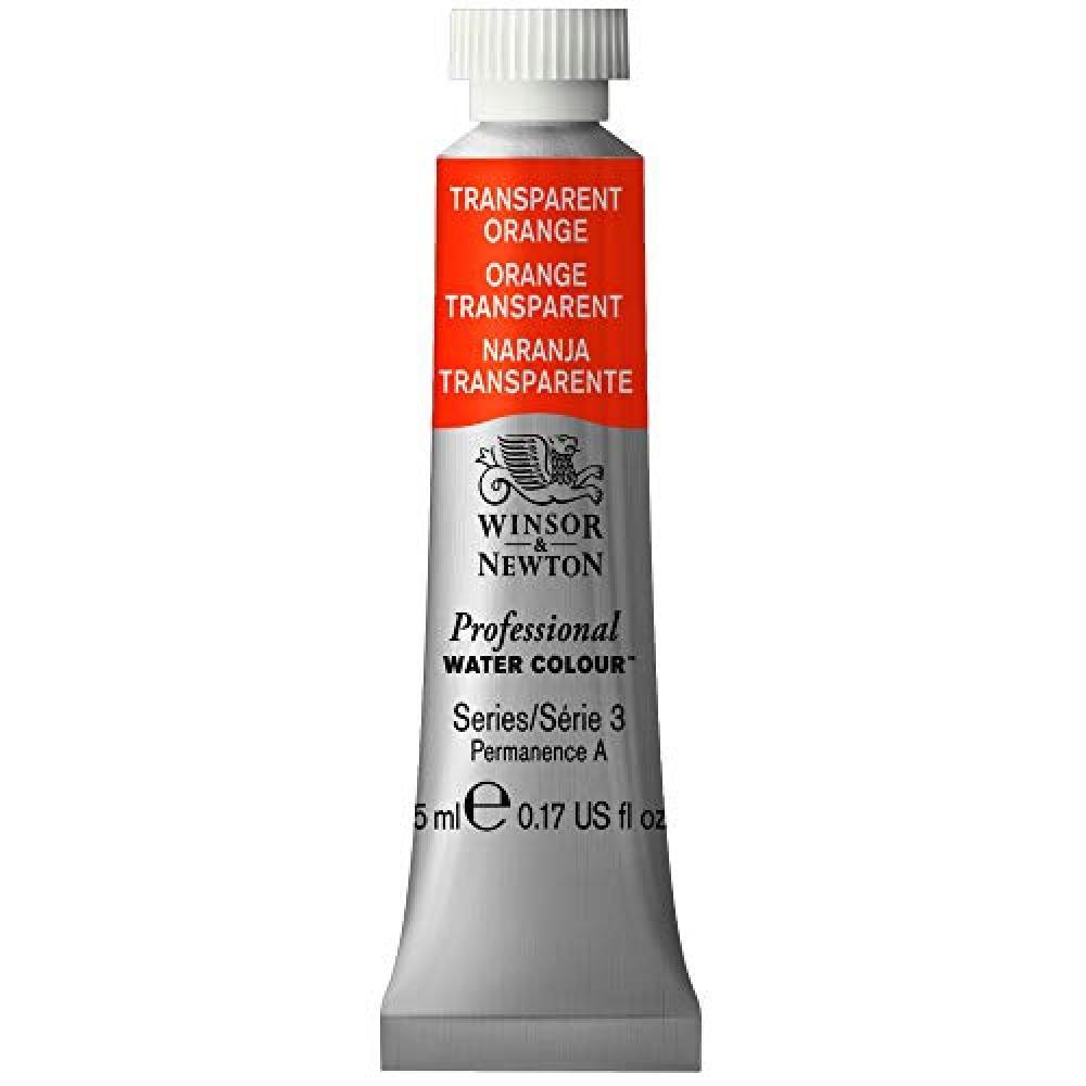 (TG. Tube 5ml) Winsor & Newton Acquerelli colorati tube 5ml arancione trasparent
