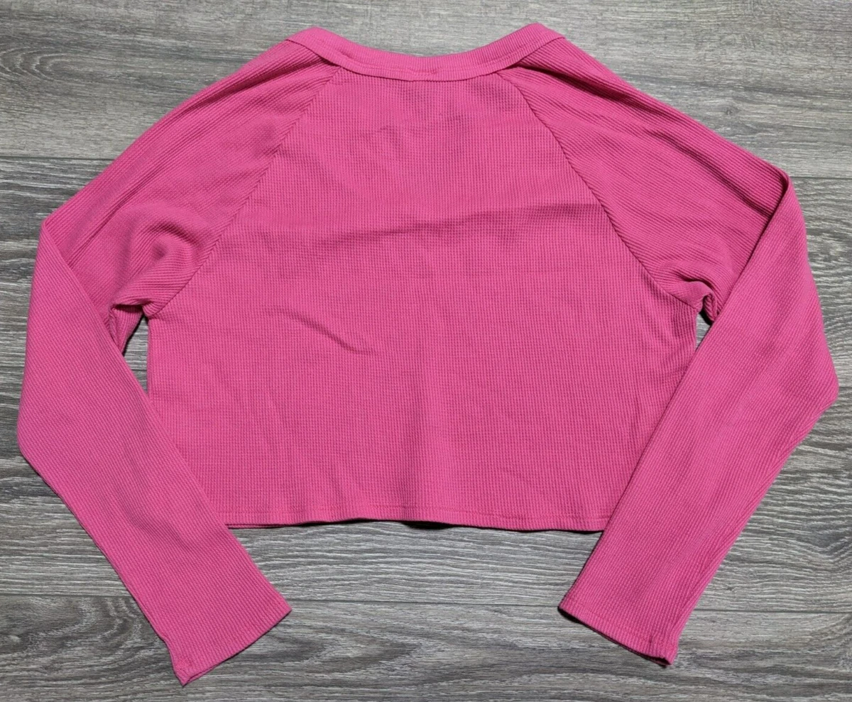 Hot pink cheap thermal shirt