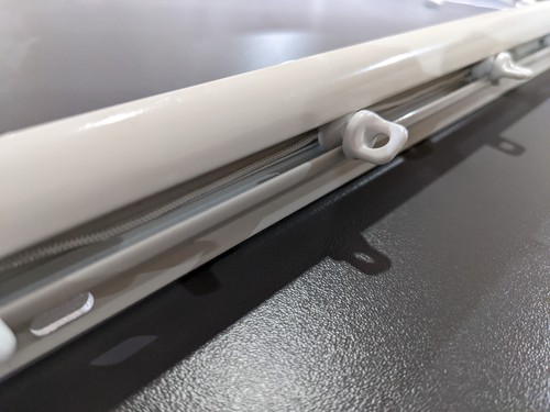 Discreet Thin Hidden WAVE Curtain Rail Track LONG LENGTHS COMPLETE UP TO 4.5M - Picture 9 of 16