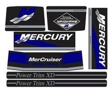 Klistremerker Sticker Kit MerCruiser Bravo Three Drive   Blå Ram 37- 805338A93