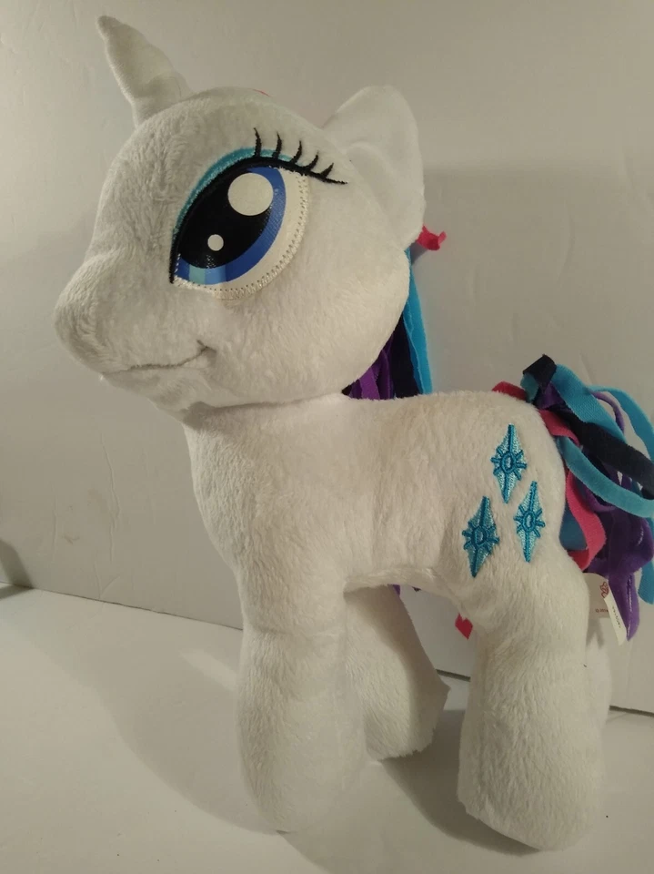Brinquedo Funrise Hasbro White My Little Pony Friendship is Magic Rarity 11 polegadas pelúcia - Imagem 2 de 4