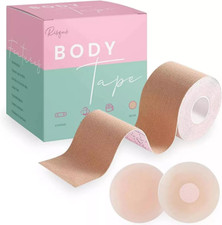Boob Tape Boobtape for Breast Lift Includes Nipple Covers Body Tape for Push