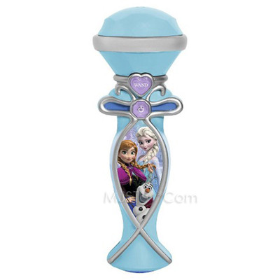 NEW Disney Frozen Jewel Microphone w/ built-in speaker & Magic
