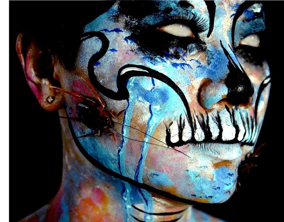 MAQUILLAJE LÍQUIDO MEHRON_CARA, CUERPO, PINTURA PARA EL CABELLO ESPECIAL FX_COLOR ¡MAQUILLAJE DE ESCENARIO 1 OZ!!!! Foto 3 de 4