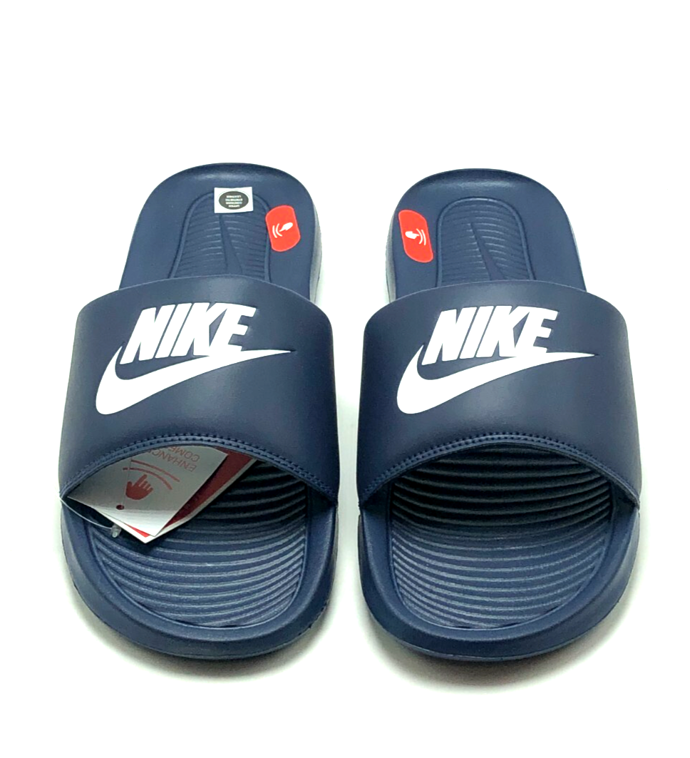 NEW* Men NIKE VICTORI ONE SLIDES Midnight Navy (CN9675 401  display picture 1