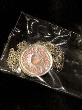 NEW Best Friends Forever Pendant silver tone necklace Pink heart 14  Chain