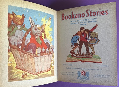BOOKANO STORIES - WITH POP UPS No. 17 S. Louis Giraud Editor C1950 - Picture 4 of 23