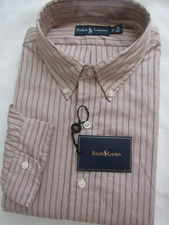 NWT RALPH LAUREN FINE DRESS SHIRT, TWO-PLY COTTON,CLASSIC FIT,15  , MSR 165
