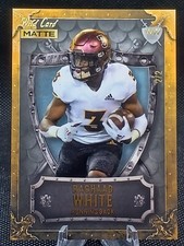 2022 Wild Card MATTE Warrior Gold Frame Silver Shield Rachaad White /2 SSP