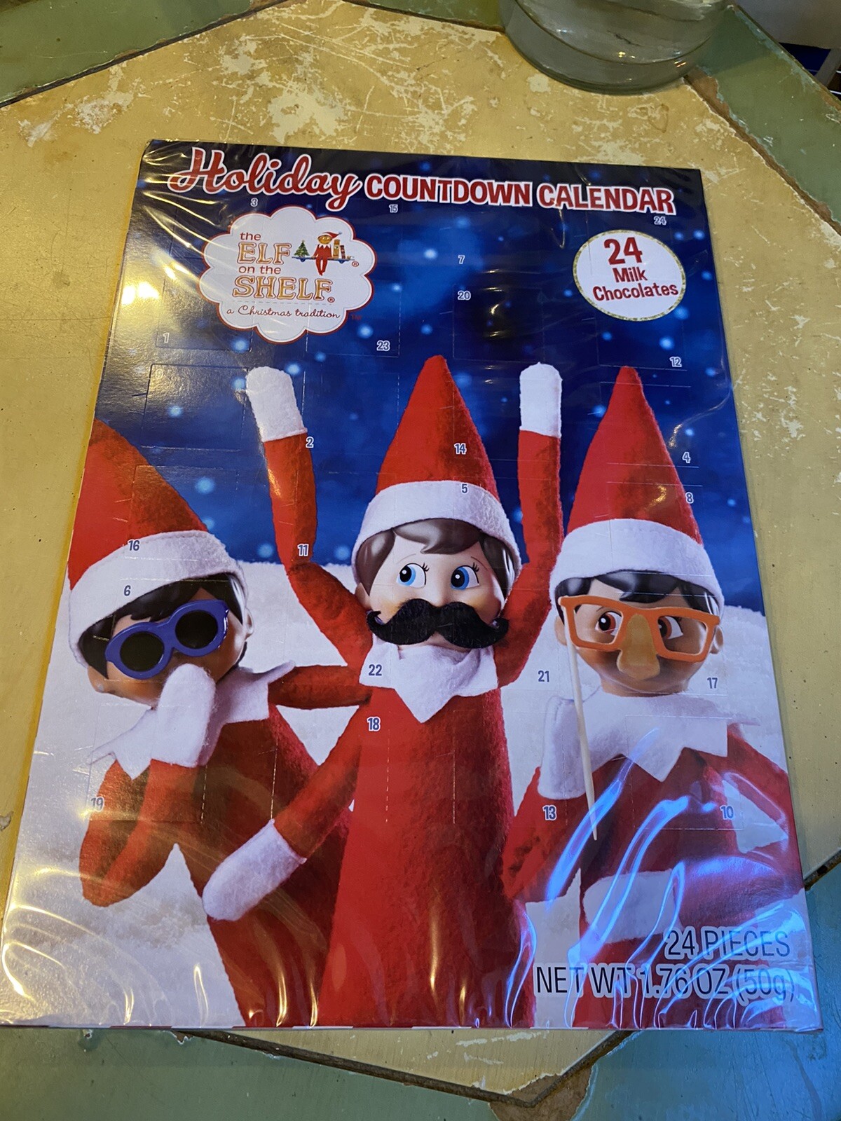 Elf on a Shelf ~ Holiday Countdown ~ 24 Milk Chocolate Advent Calendar EXP  2022 | eBay