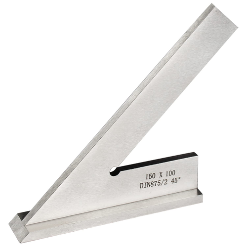 45 Grad Maschinist Vierkant Gehrung Vierkant abnehmbare Basis DIN 875/2 Standard Winkel... - Bild 10 von 12