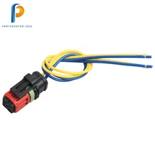 4-Pin Fuel Injector Plug Pigtail Fits for Volvo 2000-2024 VNL 85144518