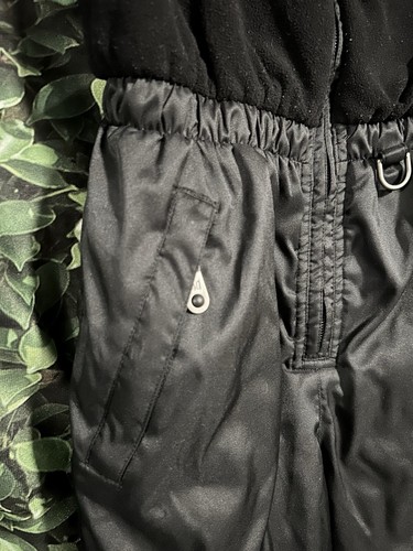Vintage COULOIR Kids Snowboarding Ski Gear Bib Pants Fleece Black Unisex 8 - Picture 3 of 9