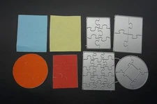 Metal Jigsaw Puzzle Combination Cutting Dies,Jigsaw Die Cuts Embossing Stenci...