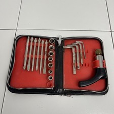 Mini Tool Set, Faux Leather Case, Missing Some Tools READ 