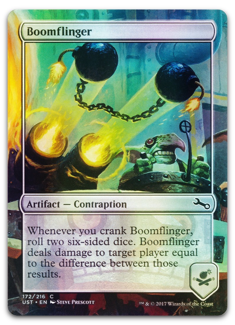 Boomflinger #172 (Foil) (NM) Unstable UST Magic MTG