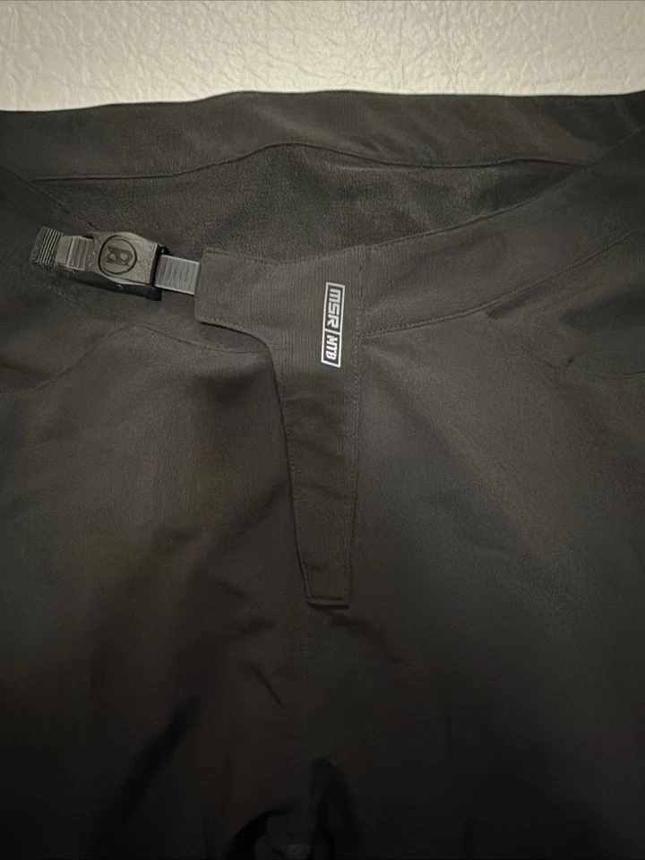 Pantalones Cortos de Ciclismo de Montaña MSR para Hombres 36 Negros MSR Ciclismo MTB Montar Rush Shorts Foto 3 de 4