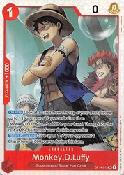 Monkey.D.Luffy OP14-013 Super Rare The Azure Sea's Seven