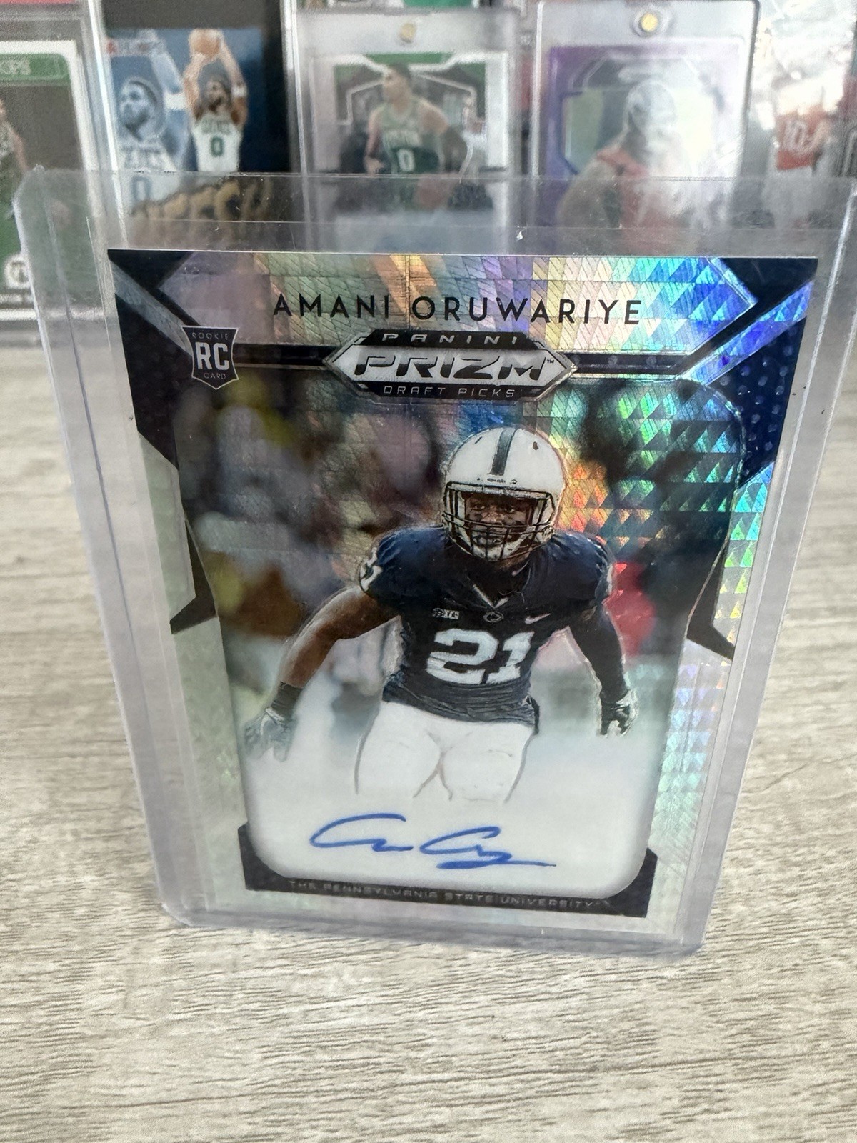 Amani Oruwariye Panini Prizm Draft Picks #161 Silver