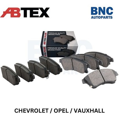 Abtex Front and Rear Brake Pads Fits Opel Astra J Mk 6 GTC 2011-2018