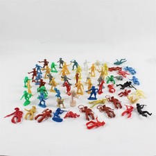 Vtg 1950's Marx Sears Heritage Fort Apache Playset Pieces - 60 Cowboys