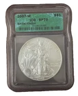 2007W American Silver Eagle IGC MS70