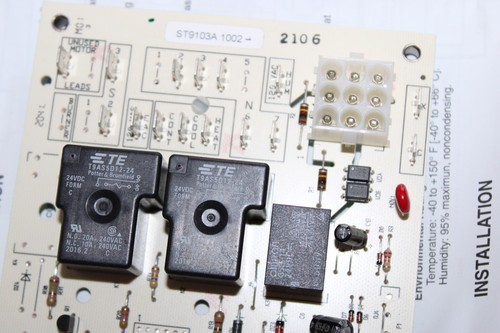 Honeywell (réidéo) ST9103A1002 Carte de circuit imprimé de commande de ventilateur ST9103A 1002 four - Photo 9/12