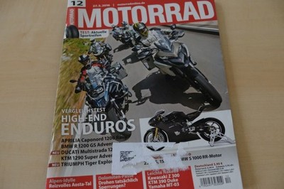 4) Motorrad 12/2016 - Triumph Bonneville T120 mit - Honda Integra mit 55PS im T