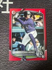 Ethan Hedges 1st   2025 Bowman Red  4/5 Colorado Rockies