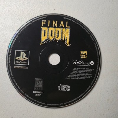 Final Doom PlayStation Video Game M Rated Shooter NTSC