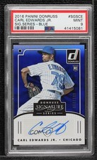2016 Donruss Signature Series Blue 53/199 Carl Edwards Jr PSA 9 MINT Auto tj0