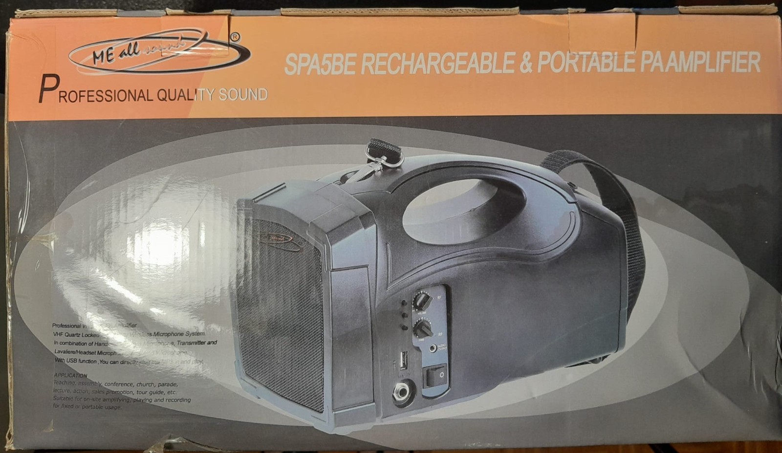 Offerta Cassa Portatile SPA5BE Me All Sound con Radio e Microfoni