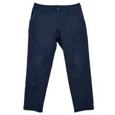 Lululemon ABC Pants Mens Slim Fit Navy Blue Athletic Casual Chino Trousers 34x28