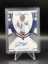 2022 Panini Flawless - Rookie Gems Signatures Sapphire #RGM-JD Jahan Dotson /15 