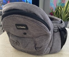 Tushbaby Hip Seat Baby Carrier Gray Waist Stool Toddler Sling Adjustable