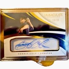 Topps Panini Bowman Gerrit Cole Card Lot Yankees Astros Pirates Autographed Sets