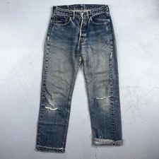 Levis 501 Big E Vintage 60s Redline Selvedge USA XX 1960s Jeans 30x32 Ac 28x28