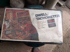 Vintage Sun Dwell Drehzahlmesser Tester Modell CP7601 NOS Man Cave Classic Tools