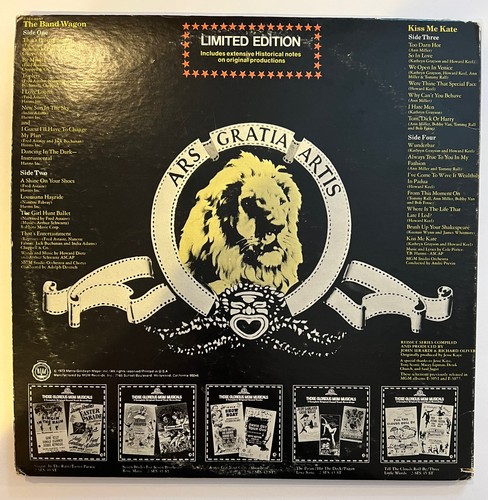 The Band Wagon / Kiss Me Kate 2 LP Classic MGM Musicals 1954 Vinyl 50s G+/VG+ - Picture 9 of 21
