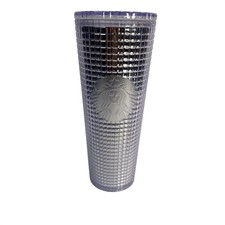 Bicchiere Starbucks borchiato grande 24 oz argento trasparente coperchio tazza da viaggio senza cannuccia