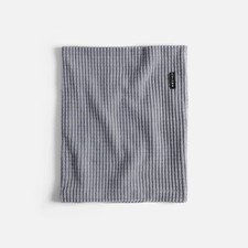 Autumn Grid Fleece Neck Gaiter, Stone