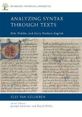 Elly van Gelderen Analyzing Syntax Through Texts (Taschenbuch) (US IMPORT)