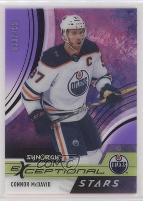 2021 Upper Deck Synergy Exceptional Stars Purple /199 Connor McDavid #ES-CM 7yx