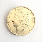 1885-O Morgan Silver Dollar Coin BU New Orleans Uncirculated Toning