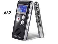 16GB Digital Voice Recorder Voice Activated Recorder with Playback Upgraded Port